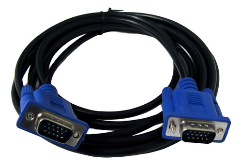 Cable Vga 3 Mts Monitor Macho A Macho Proyector Lcd Pc