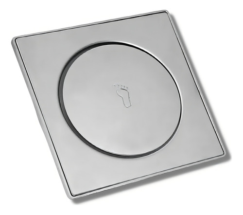 Ralo Click DAMI 10x10 Inteligente Pop Up Inox Oculto Invisível para banheiro e cozinhas acabamento premium