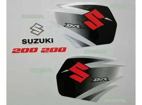 Kit Completo De Calcomanías Suzuki Dr 200