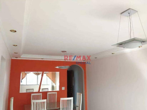 Imagem 3 de 6 de Apartamento Com 3 Dormitórios Para Alugar, 84 M² Por R$ 2.200,00/mês - Vila Augusta - Guarulhos/sp - Ap0403