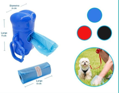 Dispensador De Bolsas Para El Popo Hueso Perro Desechos