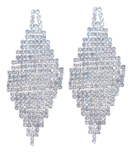 Aros Brillantes Strass Para Fiestas Elizabeth 