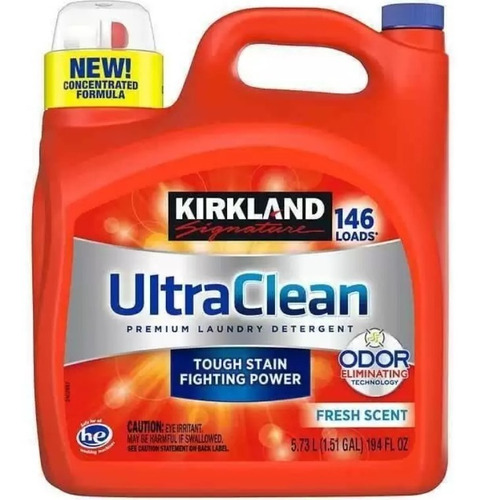 Detergente Líquido Ultra Clean Kirkland 5,73 Lts