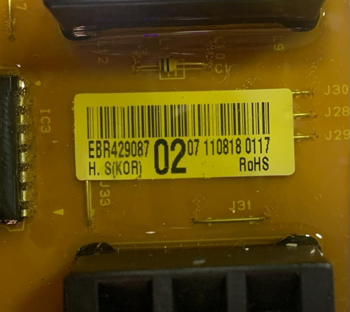 Imagen 2 de 2 de Tarjeta Display Lavadora LG Ebr42908702