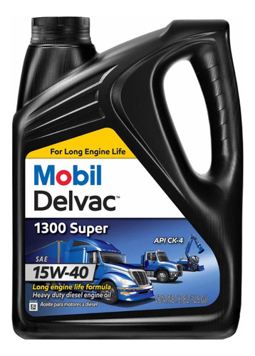 Aceite Motor Diesel Mobil Delvac 1300 Super Syn Blend 15w-40