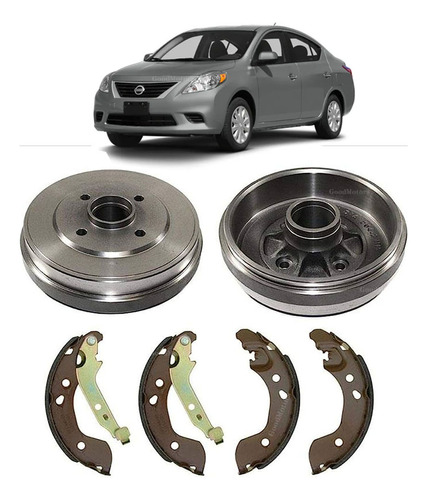 Kit Frenos Traseros Nissan Versa 1.6 2012 2018