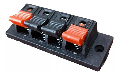 20 Conector Rectangular Atornillar Para Bafle Bocina 4 Push
