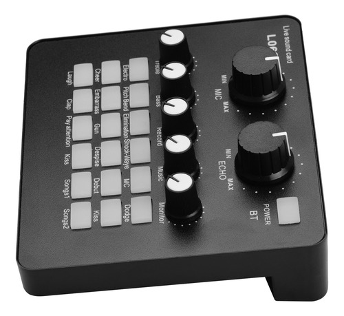 Imagen 8 de 9 de Mini Recargable Tarjeta De Sonido En Vivo Dispositivo Cambia