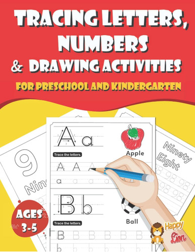 Libro: Tracing Letters, Numbers And Drawing Activities: Trac