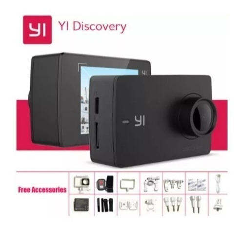 Camera Xiaomi Yi 4k Discovery Com Caixa Estanque E Acessório
