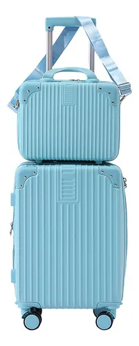Viaje Com Estilo: Mala 10kg + Frasqueira Inclusa Bluelion