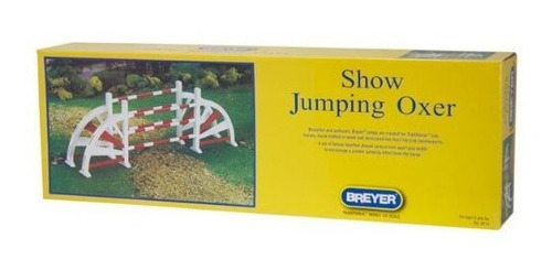 Breyer Show Jumping Oxer Jump Rojo Y Blanco