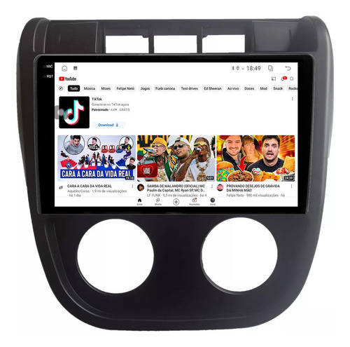 Multimidia Vw Spacefox 03/09 9p Android Carplay 4/64gb + Ré