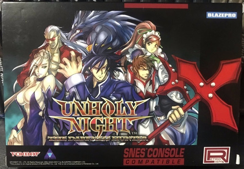Unholy Night The Darkness Hunter (nuevo) - Snes Compatible