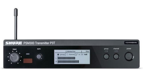 Shure P3tar Transmisor 1/2 Unidad De Rack Psm 300 Envio