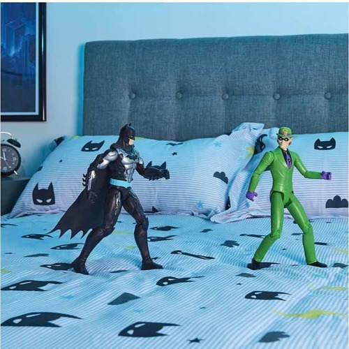 Muñeco Dc Comics Acertijo The Riddler Batman Bat Tech 30 Cm