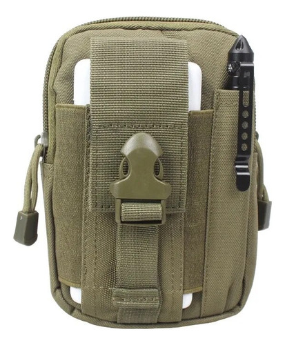 Riñonera Táctica, Funda Tipo Cartera Molle, Estilo Militar