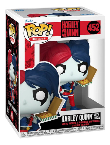 Funko Pop Dc Comics - Harley Quinn Con Pizza