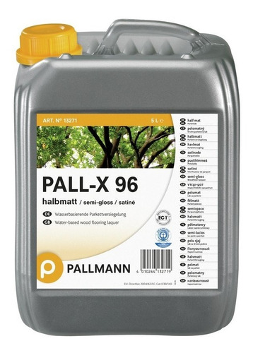 Hidrolaca Pallmann-x 96 Pisos De Madera 5lts (alto Tránsito)