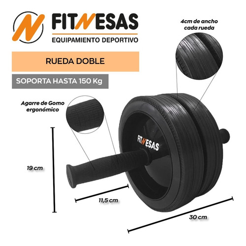 Imagen 4 de 9 de Rueda Para Abdominales Ab Wheel Core Fabricantes