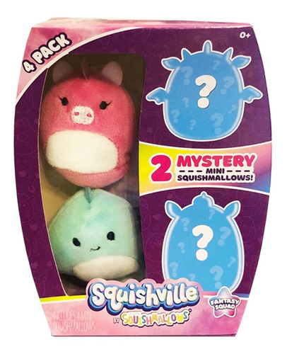 Peluches Squishmallow Pack X 4 Fantasy Squad