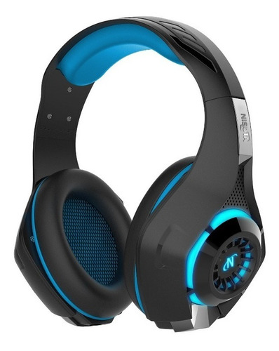 Imagen 2 de 7 de Auricular Gamer Usb 7.1 Software, Micrófono Y Led Nsaugz450