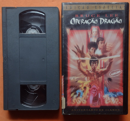 Fita Vhs Bruce Lee Operação Dragão Edição Especial Nacional (Usado)