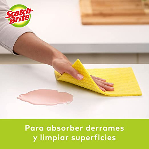 Tela Paño Esponja 3 Pack Multicolor 3m Scotch Brite Multicolor