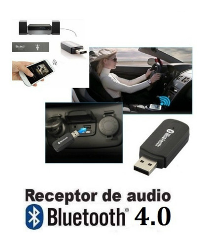Receptor Bluetooth 4.0 Usb Adaptador Autoradio Equipo Sonido
