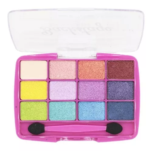 2 Paleta 12 Sombras Coloridas Kit Infantil Crianças Bonita