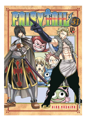  Mangá Fairy Tail N.º 31 - Hiro Mashima - Editora Jbc