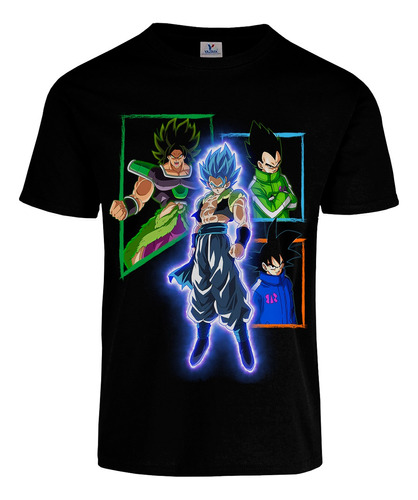 Playera Dragon Ball Super Broly Gogeta Goku Vegeta $250