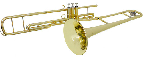 Trombone De Pisto Tenor Tb 200pd Laqueado Com Case New York