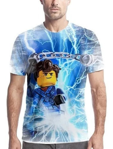 Camiseta Camisa Personalizada Anime Ninjago Art Alta 02