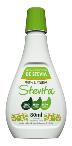 Adoçante Natural Líquido Stevia 80ml - Stevita