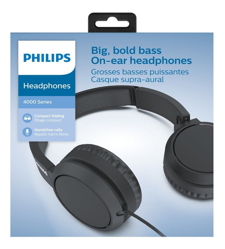 Imagen 5 de 5 de Auricular Con Microfono Philips Tah4105 On-ear Manos Libres