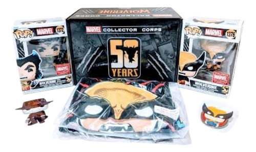 Wolverine 50th Anniversary Marvel Collector Corps Funko Pop