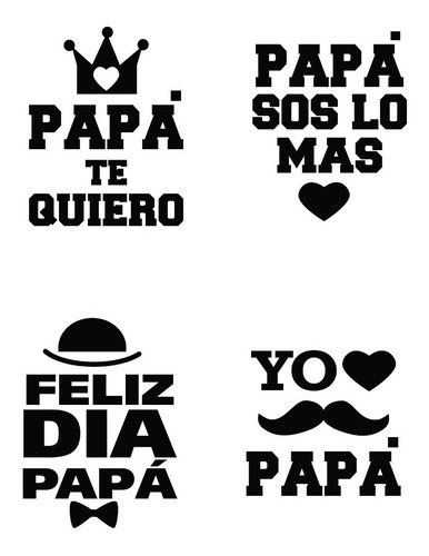 Stickers Para Tazas, Vasos Etc Dia Del Padre