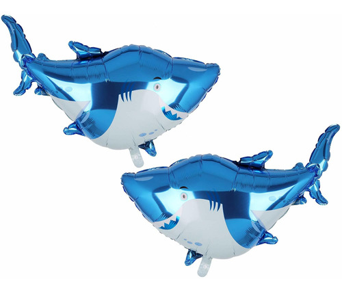 Large Shark Splash Balloons Set For Birthday Party Decoratio