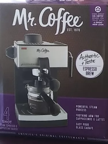 Máquina De Café Espresso Y Capuchino Mr. Coffee Cafetera