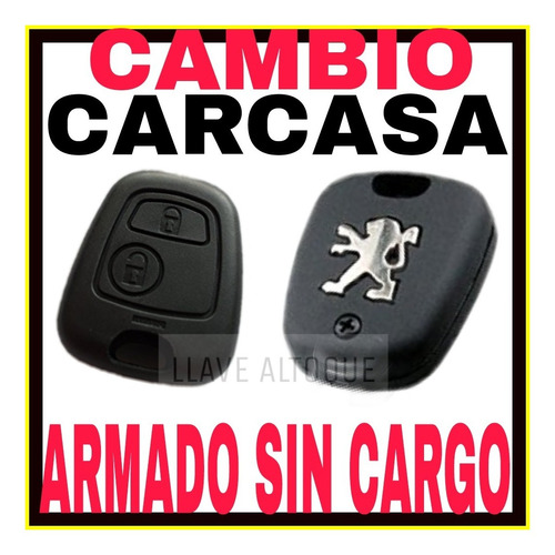 Carcasa Llave Para Peugeot 307 Armado Sin Cargo