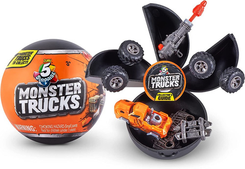 Monster Trucks Carritos Coleccionables Con 5 Sorpresas 