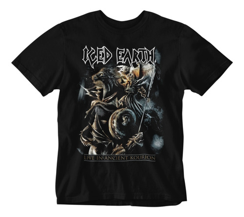 Camiseta Power Thrash Metal Iced Earth C2