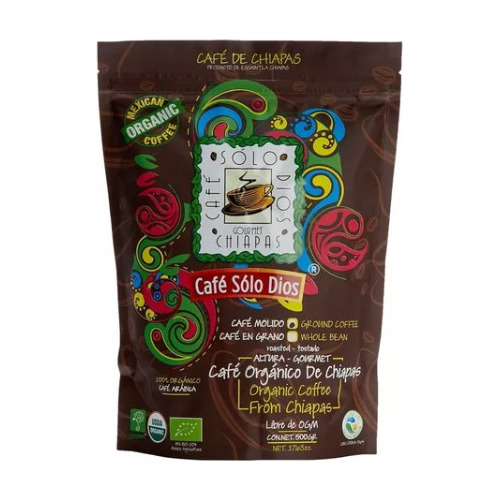 2.5k Café Molido 100% Organico De Chiapas Solo Dios