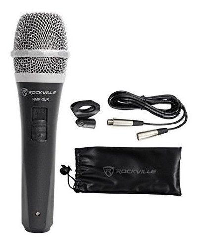 Rockville Rmp-xlr Cardiod Dinamico Microfono Profesional W /