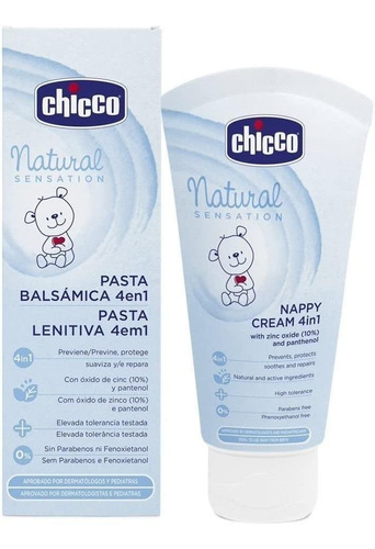 Chicco Crema De Bebe 100 Ml Natural Sensation 4 En 1