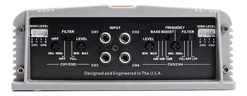 Crunch Sa-1100.4 Serie Smash 1,100 Vatios 4 Canales Clase Ab
