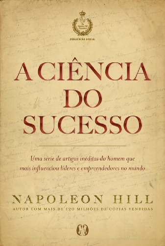 Livro A Ciência Do Sucesso