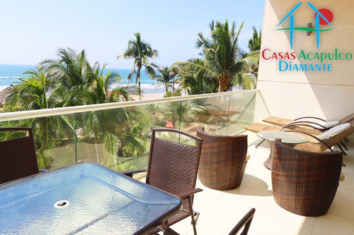 Imagen 2 de 30 de Cad Areia C 202. Terraza Con Vista Al Mar Y Albercas