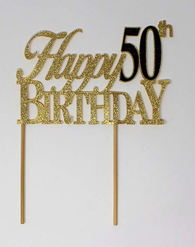 Todo Sobre Los Detalles Feliz 50 Cumpleaños De La Torta, 1pc